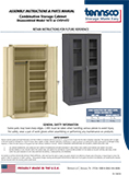 18"d Combination Storage Cabinet - Unassembled Models 1472 & CVD1472 (1760923)